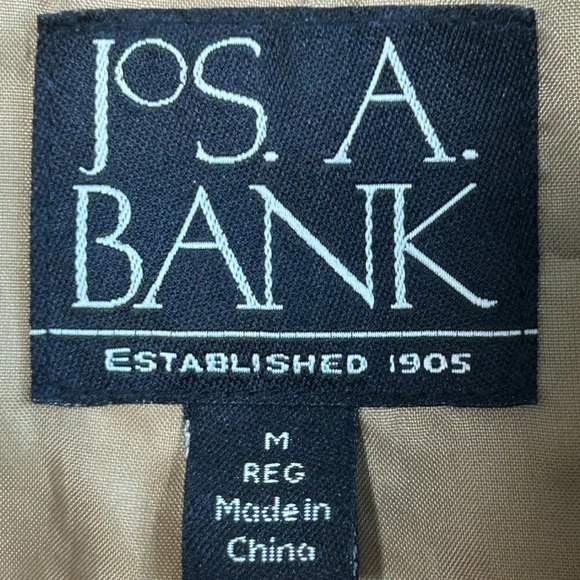 Jos A Bank Tan UltraSuede Faux Suede Chore Barn Jacket Size Medium - Picture 5 of 8